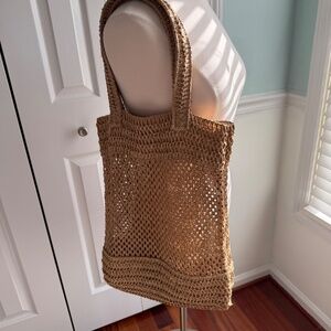 H&M STRAW SHOPPER TOTE